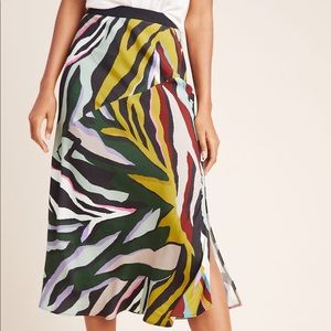 XL - Corey Lynn Calter Abstract Bias Midi Skirt / Anthropologie